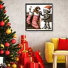 (50*50cm)Christmas Robot Dog - Full Round Drill Diamond Painting