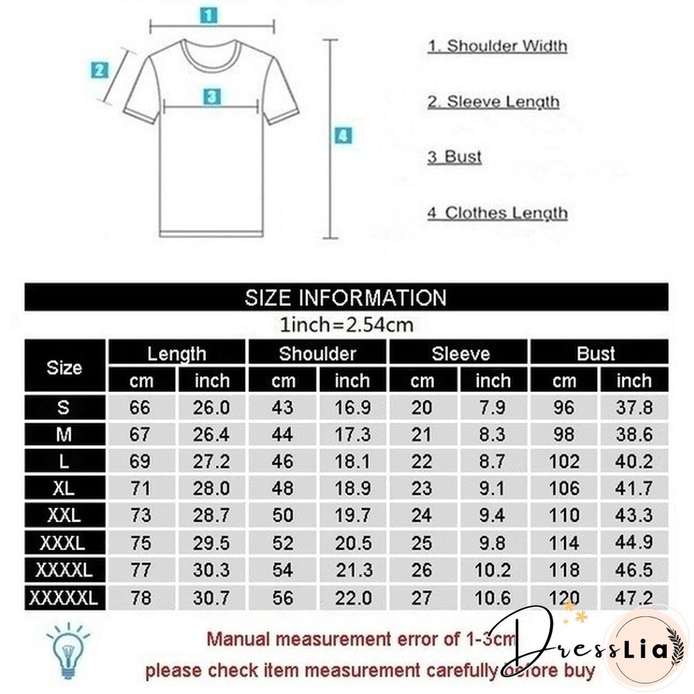 New Mens Fashion Print T-Shirt
