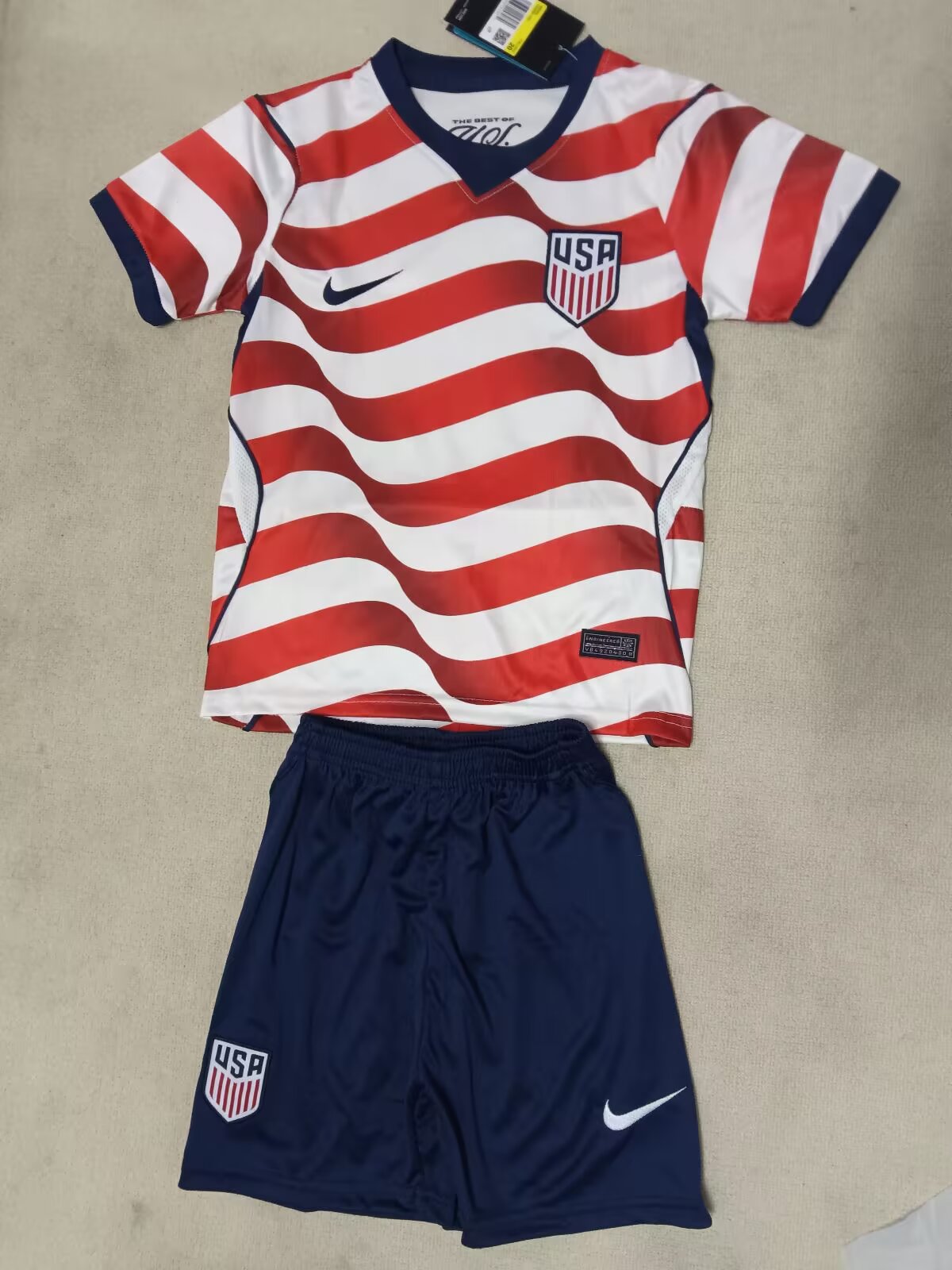 2026 Kids Size United States Home Football Jersey 