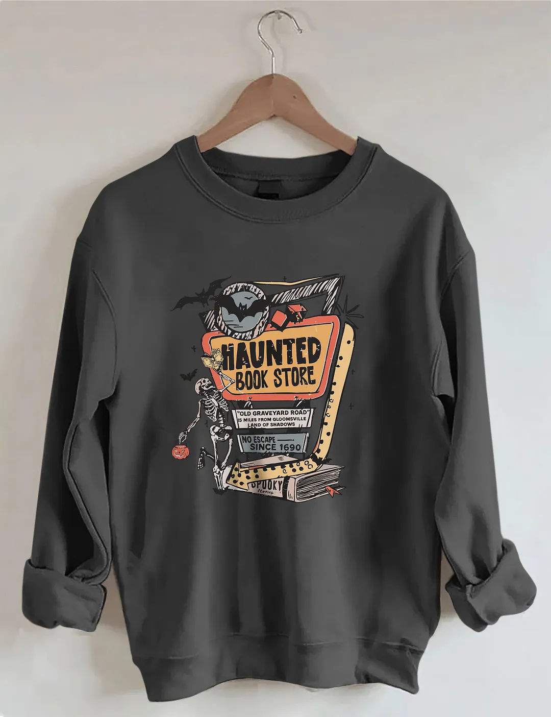 Haunted Book Store Sweatshirt