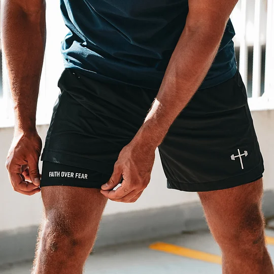 Faith Over Fear Liner Shorts