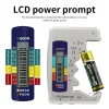 Battery Tester Universal Checker with LCD Display Digital Multi Purpose 
