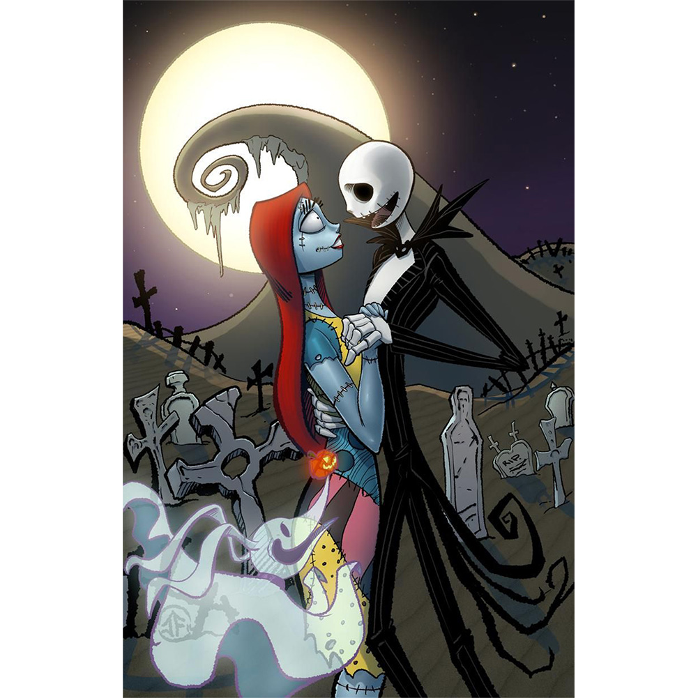 

30*40CM - Round Drill Diamond Painting - Ghost Tango, 501 Original