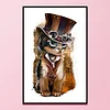 Detective Cat-14CT Counted Cross Stitch-36*49cm(Brand)