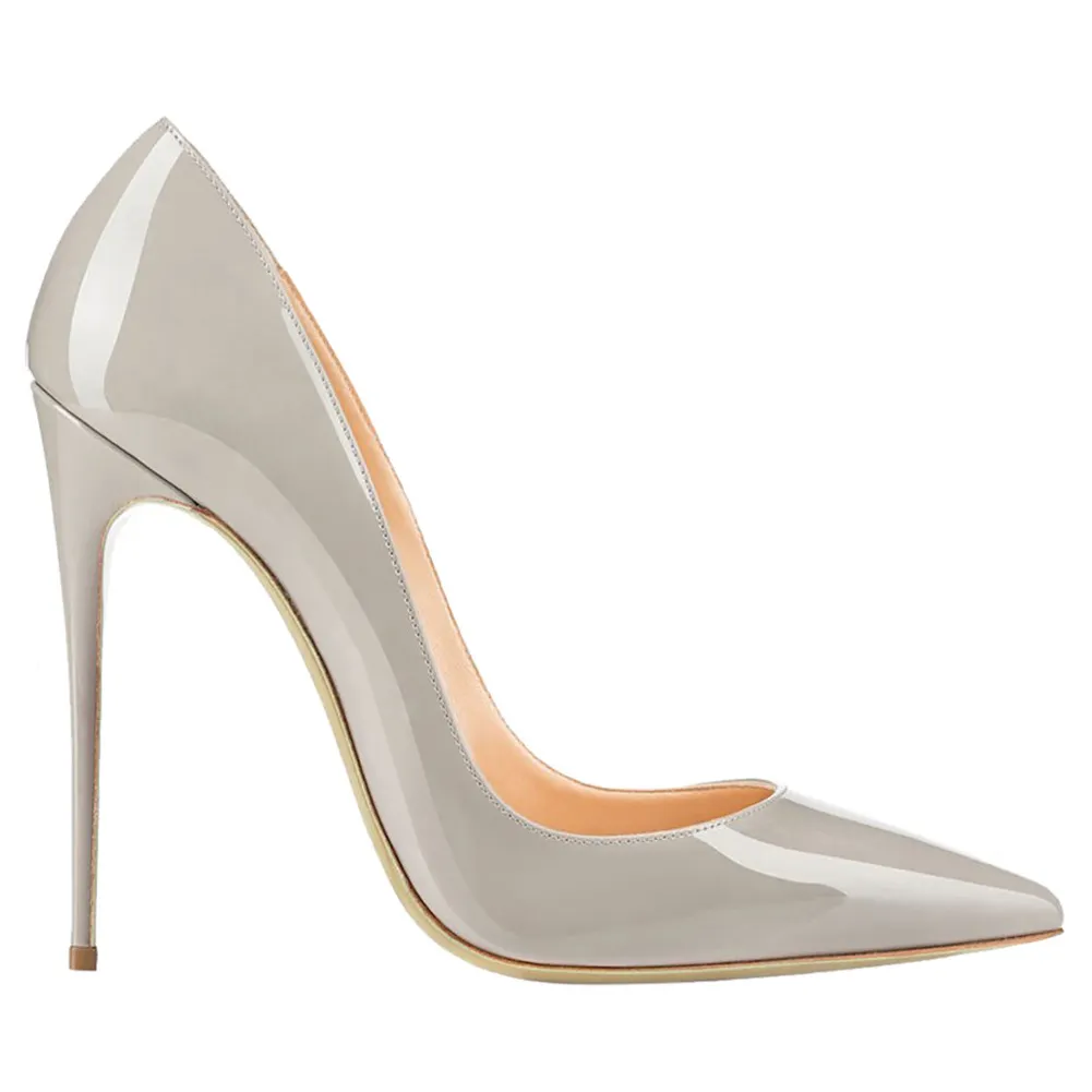 120mm Women's Party Daily Patent Pumps-vocosishoes
