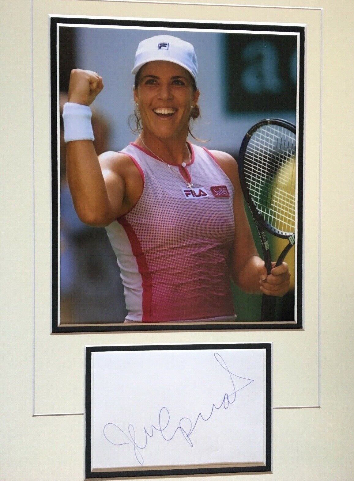 JENNIFER CAPRIATI - GREAT AMERICAN TENNIS PLAYER - SIGNED Photo Poster painting DISPLAY