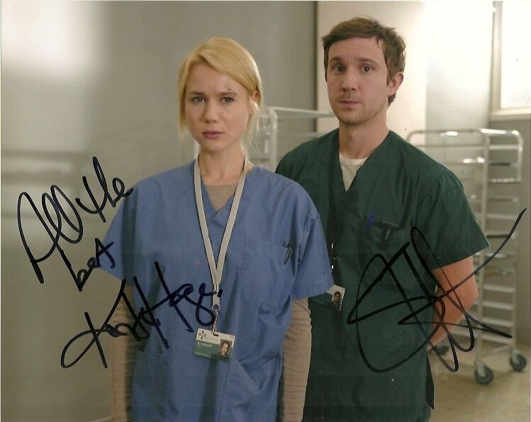 Being Human Kristen Hager Sam Huntington Autographed Signed 8x10 Photo Poster painting COA