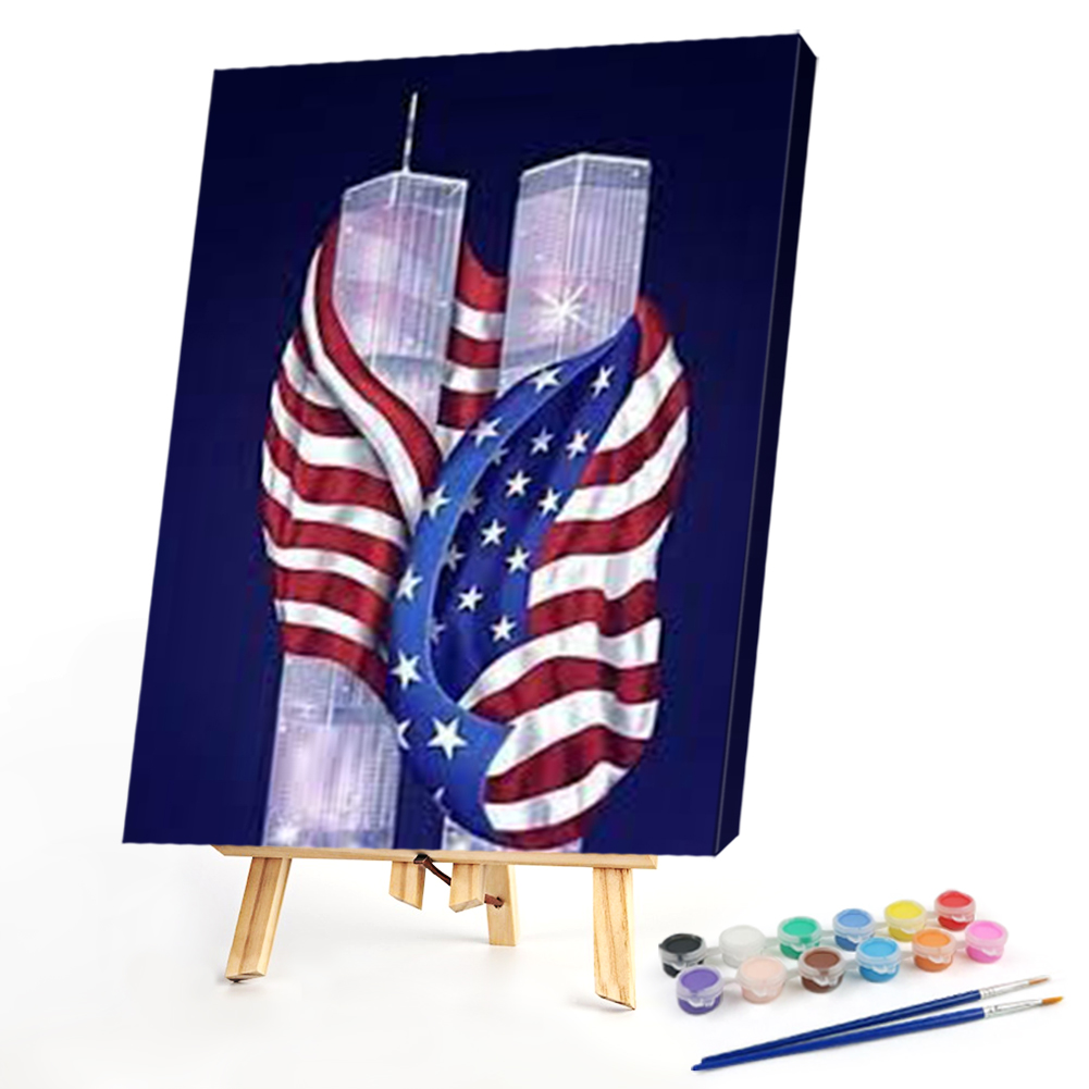 

40*50CM - Paint By Numbers - National Flag, 501 Original