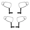 for 15-22mm Handlebars ABS Rearview Mirror EBike & Commuter for Road Safety