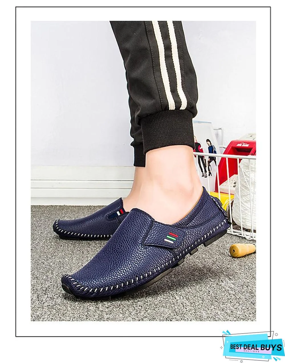 Men Breathable Casual Driving Boats Flats Loafers Shoes