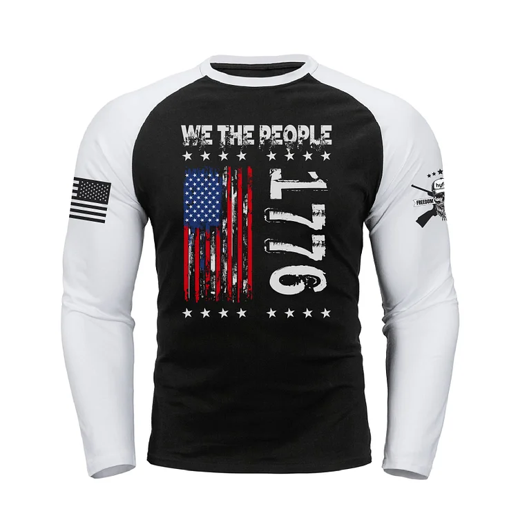 WE THE PEOPLE RAGLAN GRAPHIC LONG SLEEVE