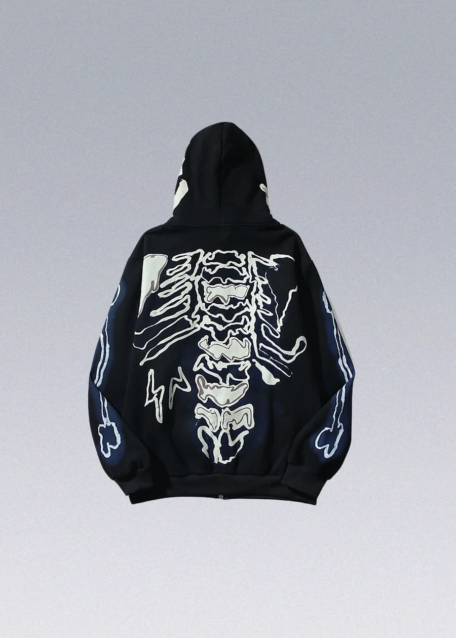 Travis Scott Fragment Skeleton Hoodie