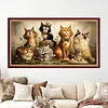 Luxury AB Velvet Diamond Painting Kit - Cute Cat