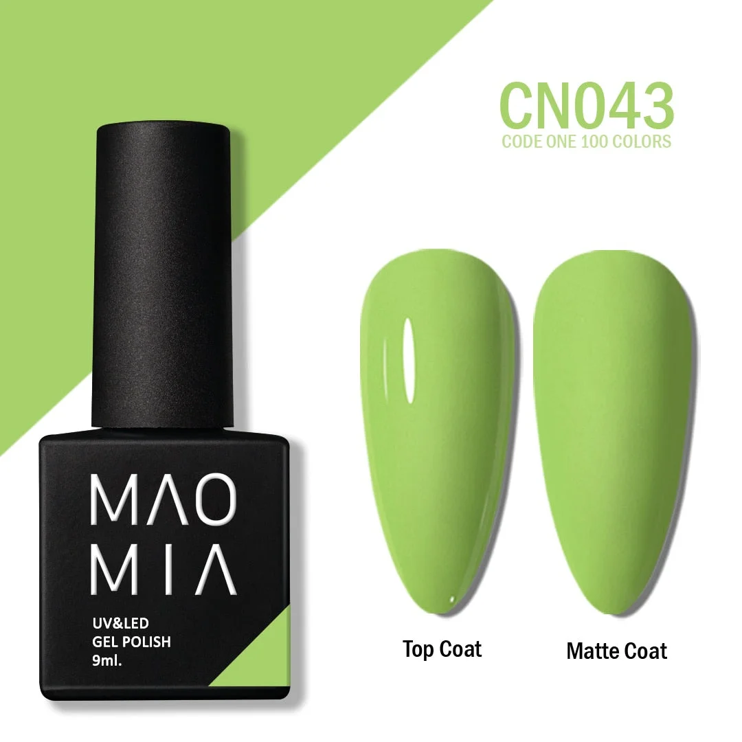 MAOMIA CODE ONE Gel Polish 100 Colors Soak Off UV/LED 9ML Professional Salon Nail Paint Semi Permanent Manicure
