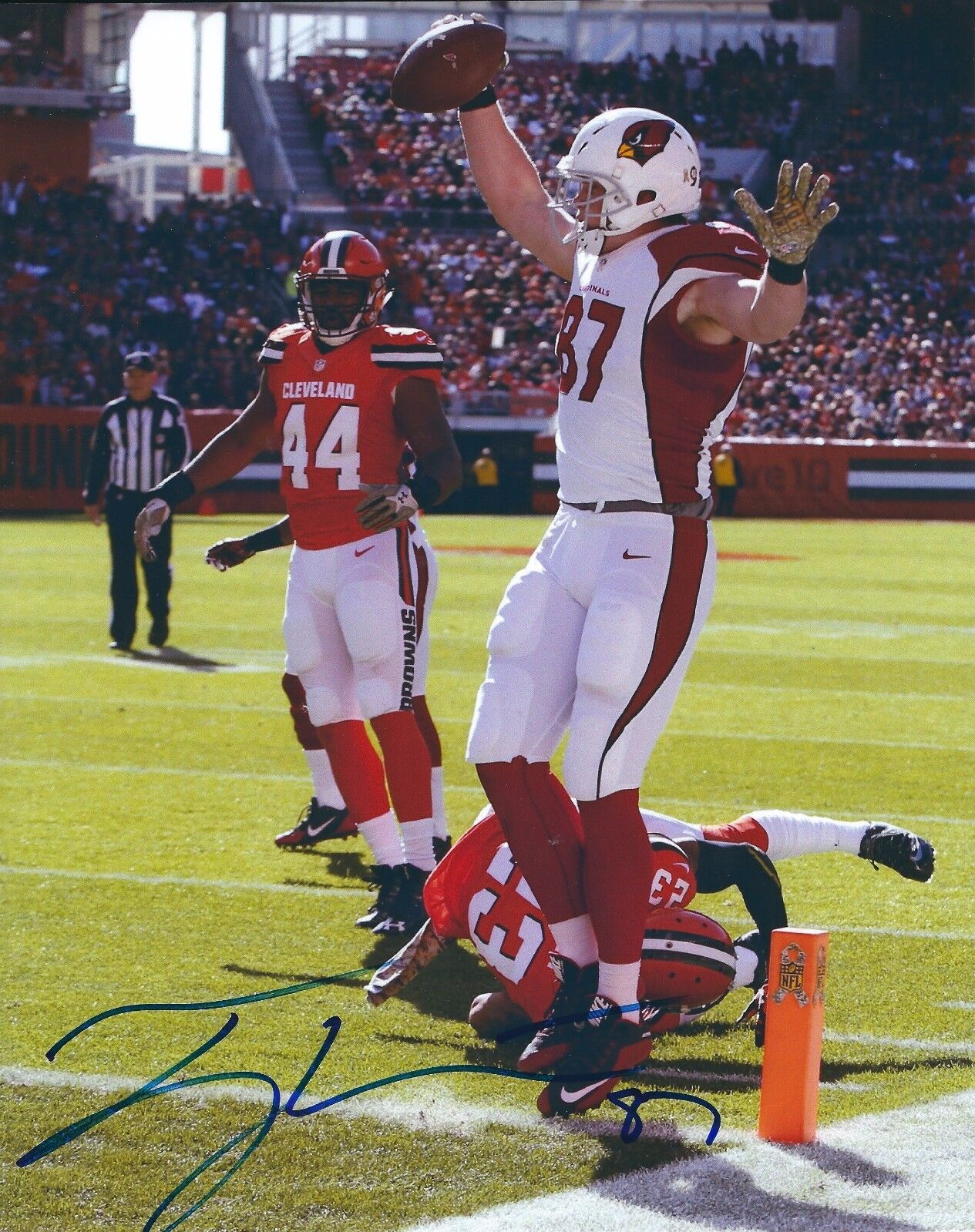 Autographed TROY NIKLAS Arizona Cardinals 8X10 Photo Poster painting - w/COA