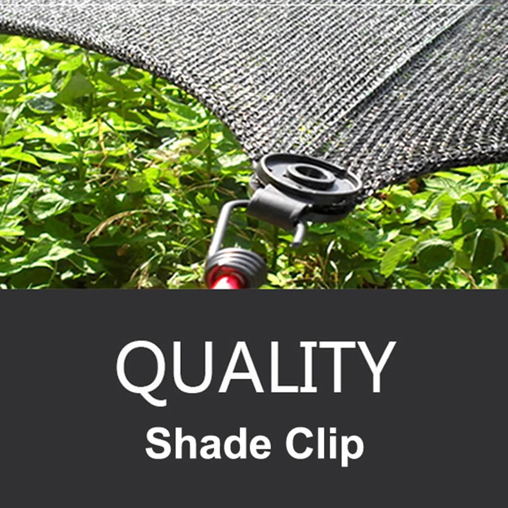 5pcs Sunshade Net Clip Greenhouse Shade Cloth Fix Clamp Grommet Hook Clip