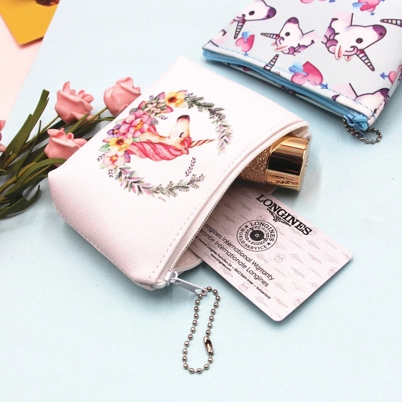 Women’s Pu Leather Zipper Kids Wallets