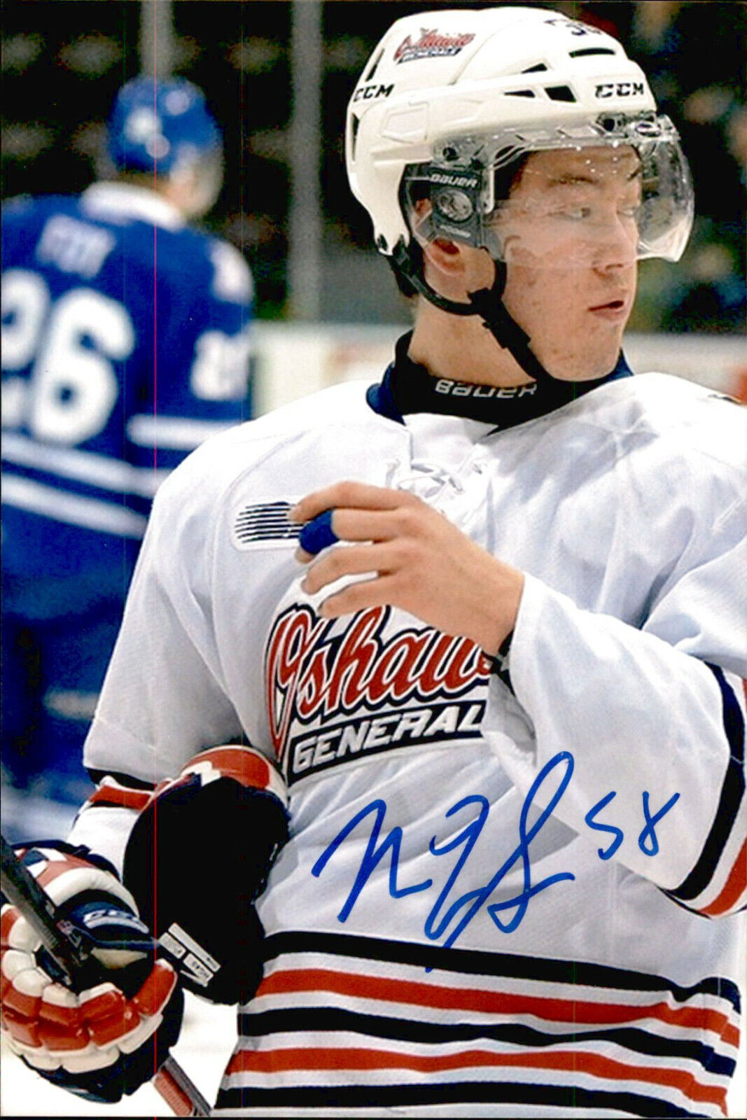 Mitchell Vande Sompel SIGNED 4x6 Photo Poster painting OSHAWA GENERALS / NEW YORK ISLANDERS