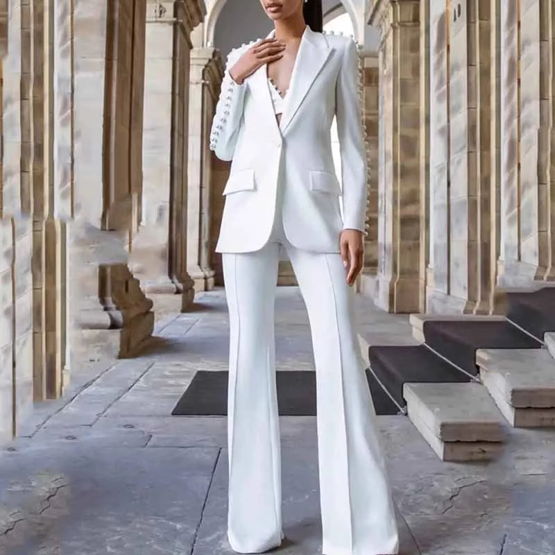 Formal Elegant Suits Ladies Trousers - LatestBlazer.com | Suits for women, Trousers  women, Pant suits for women