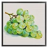 Food Series: Grapes-14CT Stamped Cross Stitch Egyptian Cotton 50*50cm/19.69*19.69in tapestrymarket