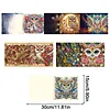 6pcs Diamond Painting Owl Greeting Card Kits with Envelopes for Family Friend Gifts
