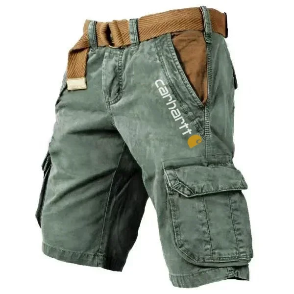 Men's Multiple Pockets Wear-Resistant Cargo Shorts