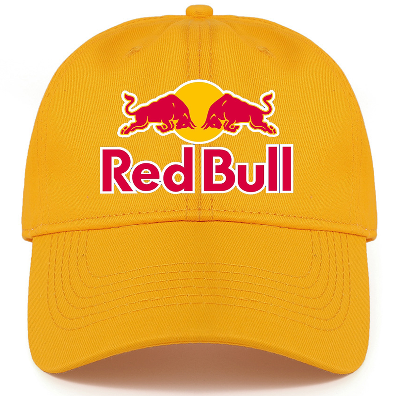 Washed Cotton Sun Hat Race Car Print Outdoor Casual Cap