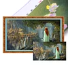 (Big Size)Elvish City - 18CT Stamped Cross Stitch - 70*40cm - Character