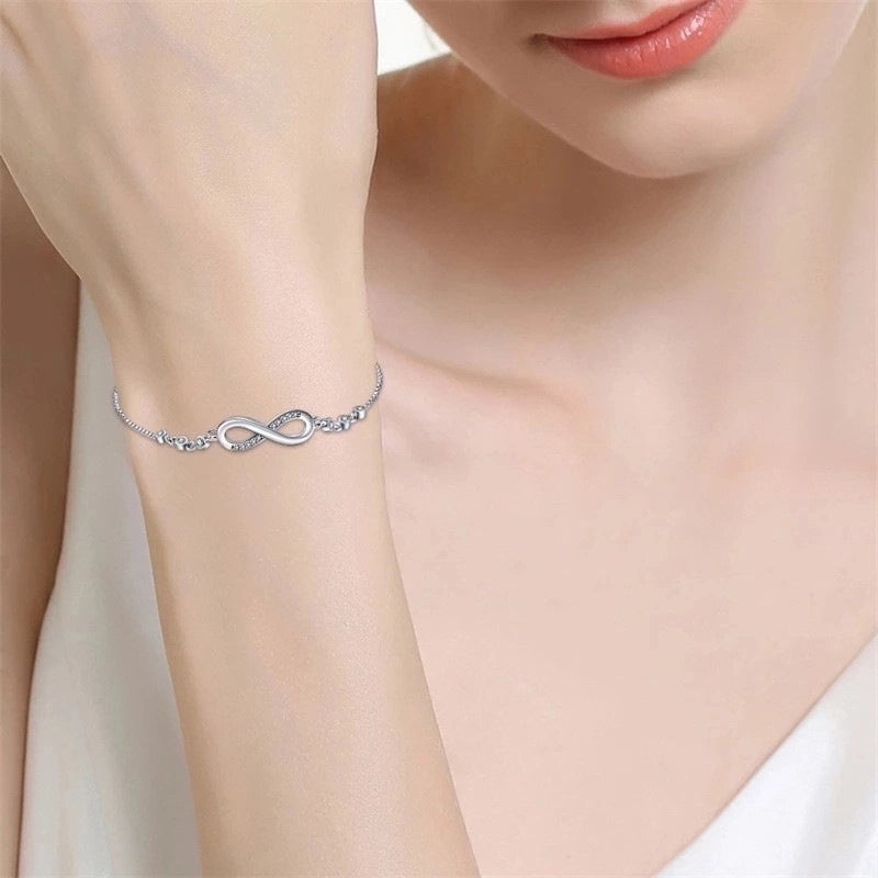 925 Sterling Silver Bracelets Minimalist