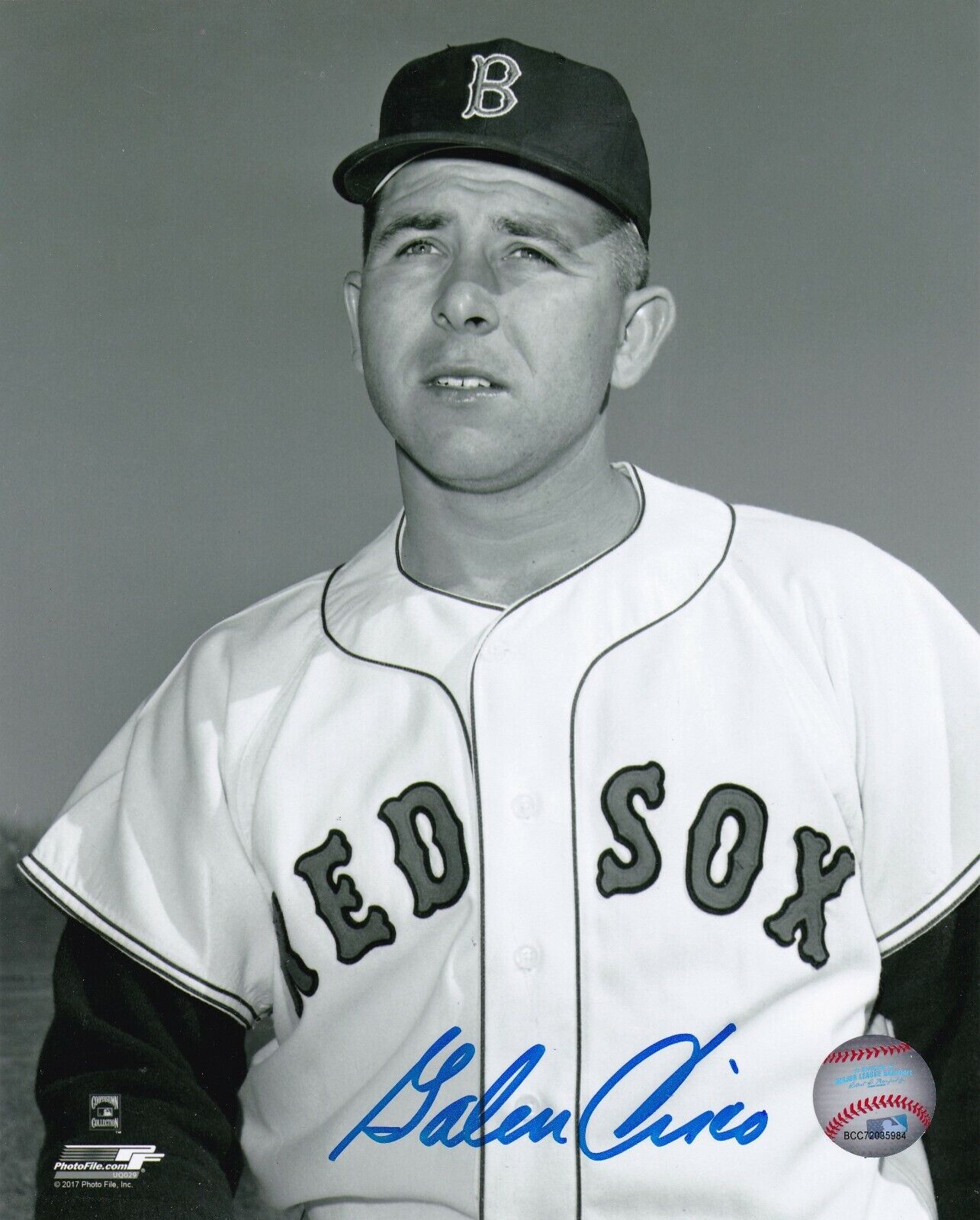 GALEN CISCO BOSTON RED SOX ACTION SIGNED 8x10