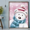 Diamond Painting DIY Winter cartoon Polar bear Full Round Drill Rhinestone