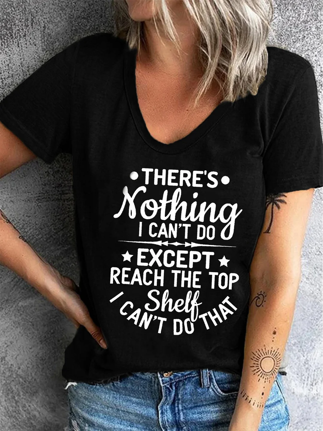 Women's Loose Casual Printed Short-Sleeved Top