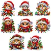 8Pcs DIY Diamond Special Shape Double Sided Hanging Christmas Theme、[Everydayedeals]