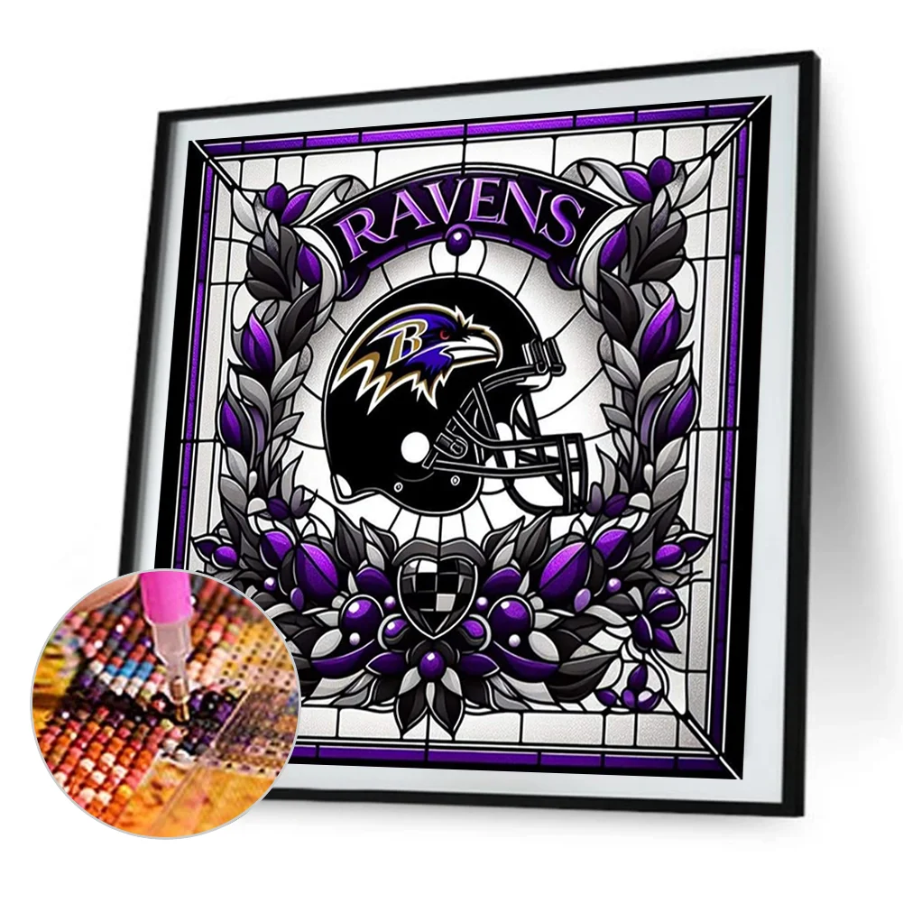 Partial AB Diamond Painting - Full Round Drill - Rugby Club(Canvas|45*45cm)