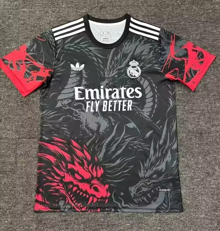 24/25 Football Shirt Real Madrid Dragon Black Thai quality