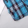 Kid Baby Boy Blue Plaid Shorts Beach Short Cotton Sports Pants