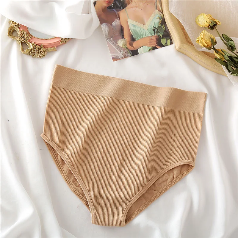 1/2PCS High Waist Panties Seamless Underwear for Women Sexy Briefs Female Underpants Ladies Panties Intimates Lingerie Pantys