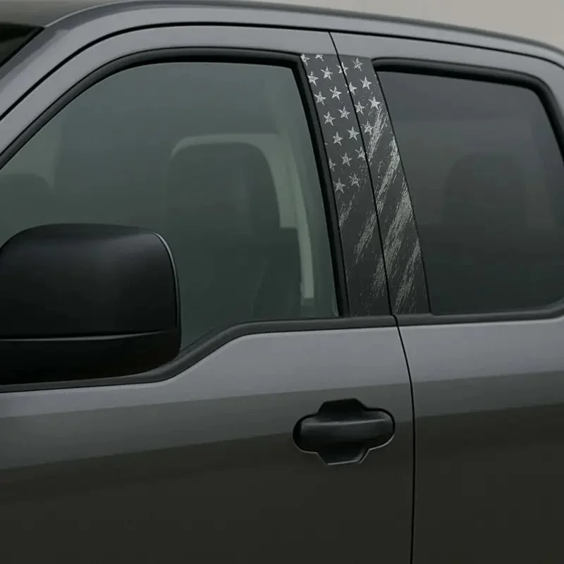 B-Pillar set of 12"x21.5" Gloss Vinyl Decal Set