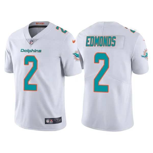 Men's Miami Dolphins #2 Chase Edmonds Aqua Vapor Untouchable Limited Stitched Football Jersey