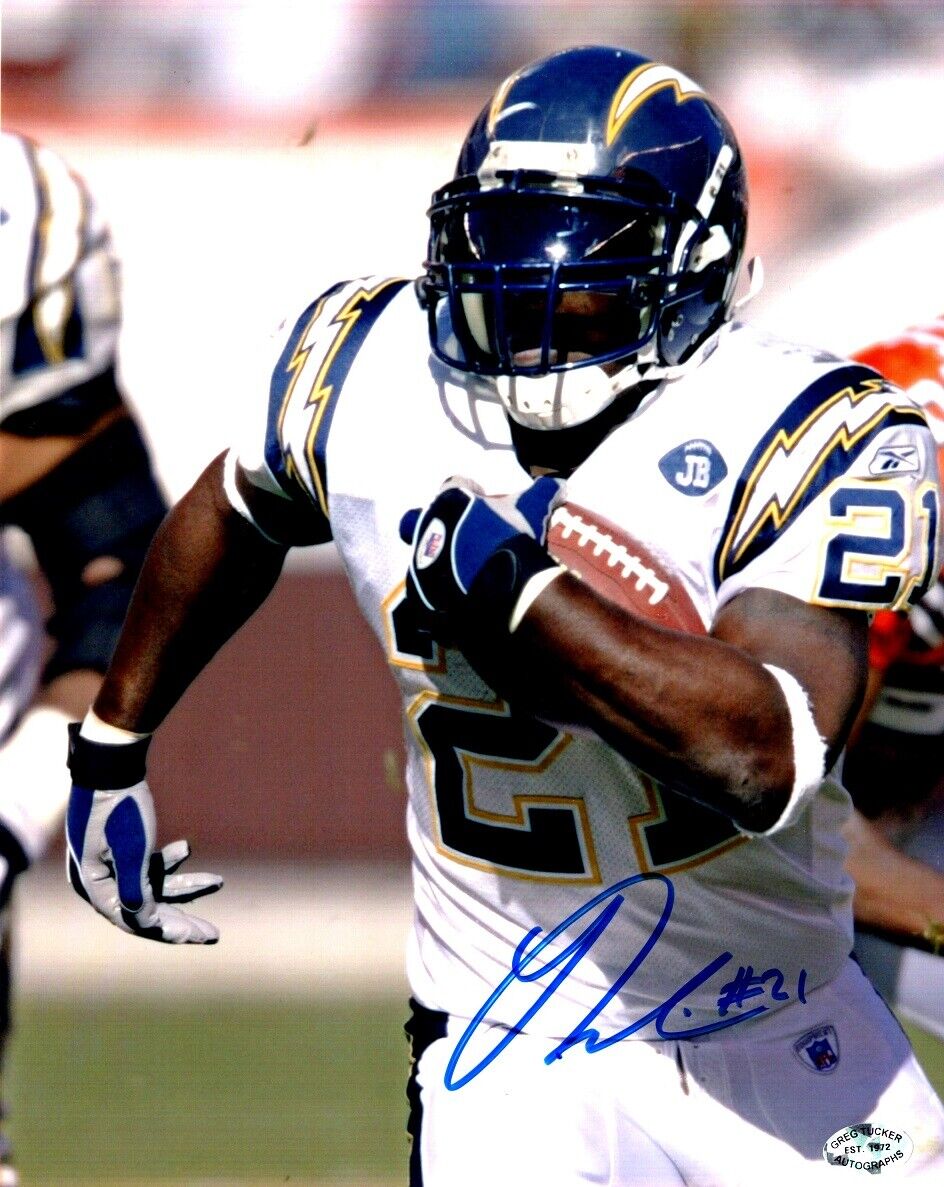 Ladainian Tomlinson Signed - Autographed Chargers 8x10 inch Photo Poster painting + RDM COA