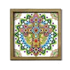 Diamond Painting Special Shaped Drill Mandala Cross With Frame(8.46x8.46inch)