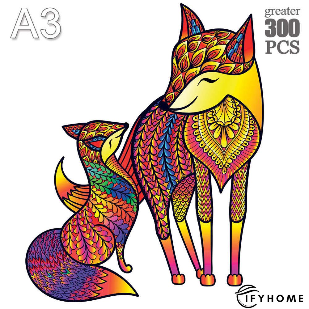 Animal Puzzle 3D Wooden Jigsaw For Kids Toys Family Educational Games Holiday Gifts | IFYHOME