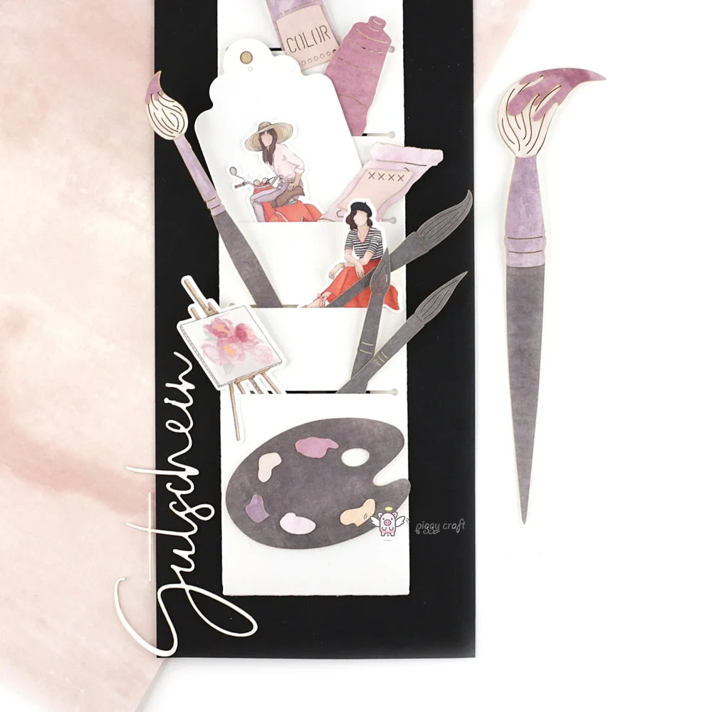 Piggy Craft metal cutting dies cut die mold 2021 Various card series Scrapbook paper craft knife mould blade punch stencils dies