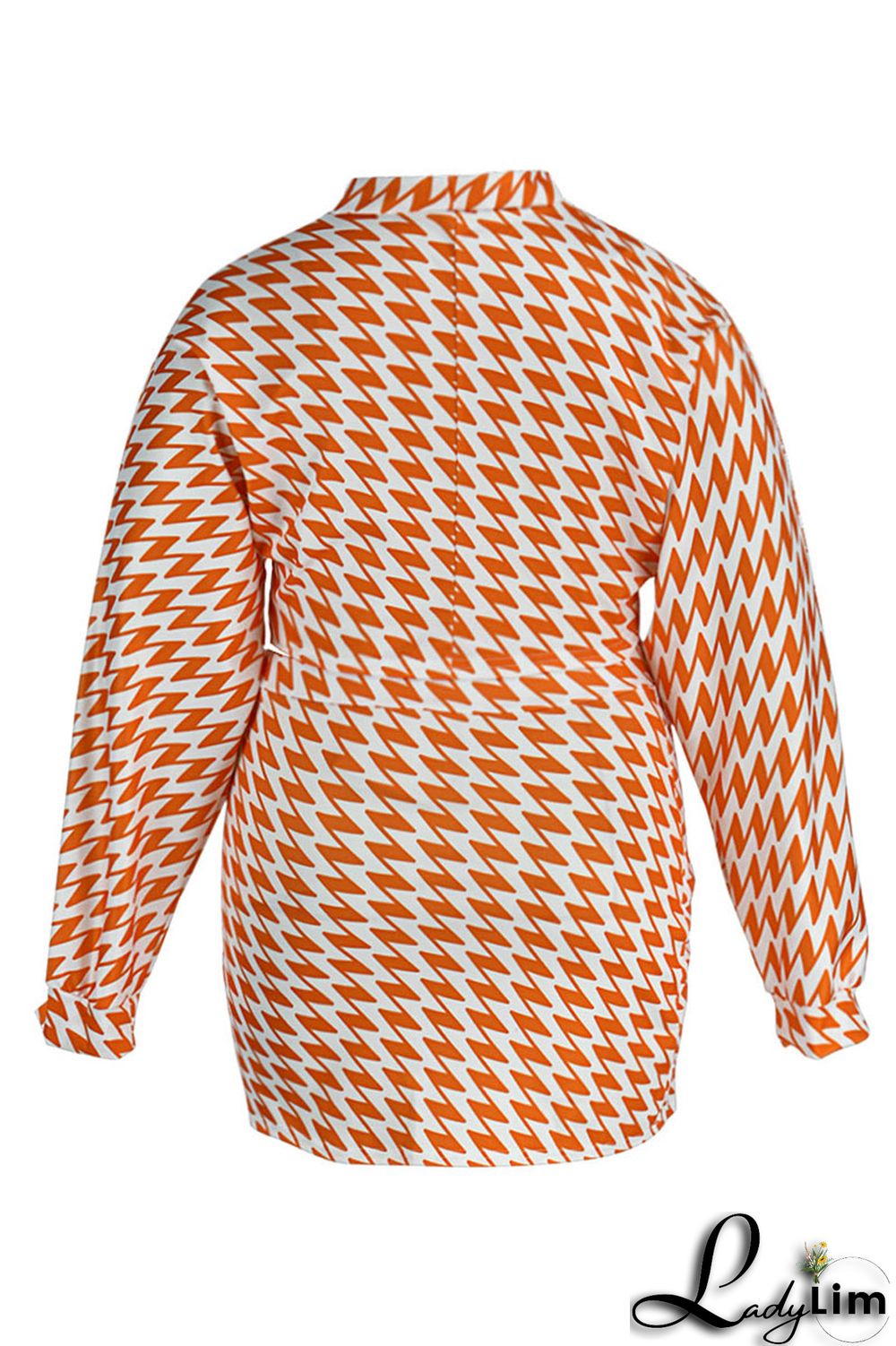 Black Sexy Print Patchwork V Neck Plus Size Two Pieces