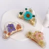 12PCS Exquisite Handmade Dried Flower Drop Drip Hair Clips
