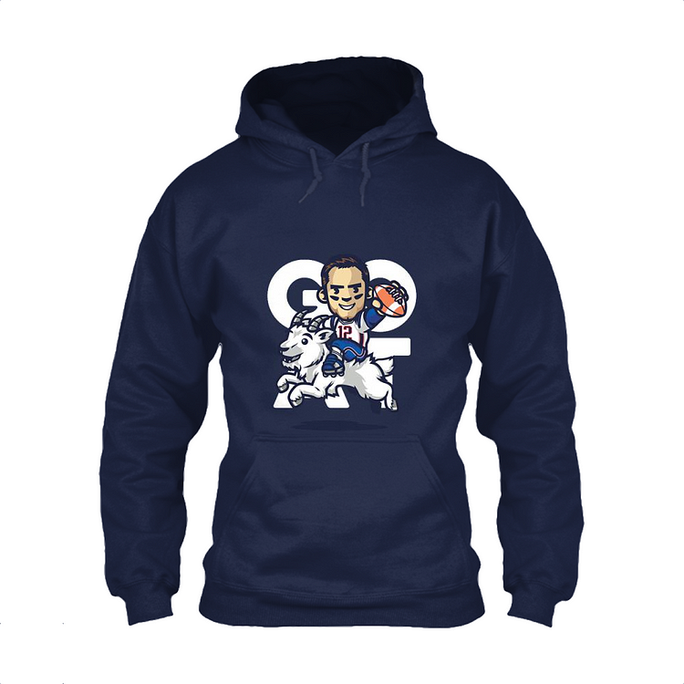 Tom Brady Rides A Goat, Football Classic Hoodie