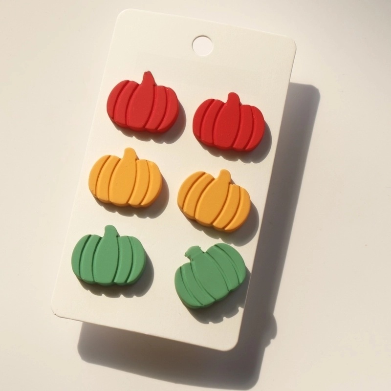 1 Set Cute Candy Ghost Elk Arylic Women’s Ear Studs