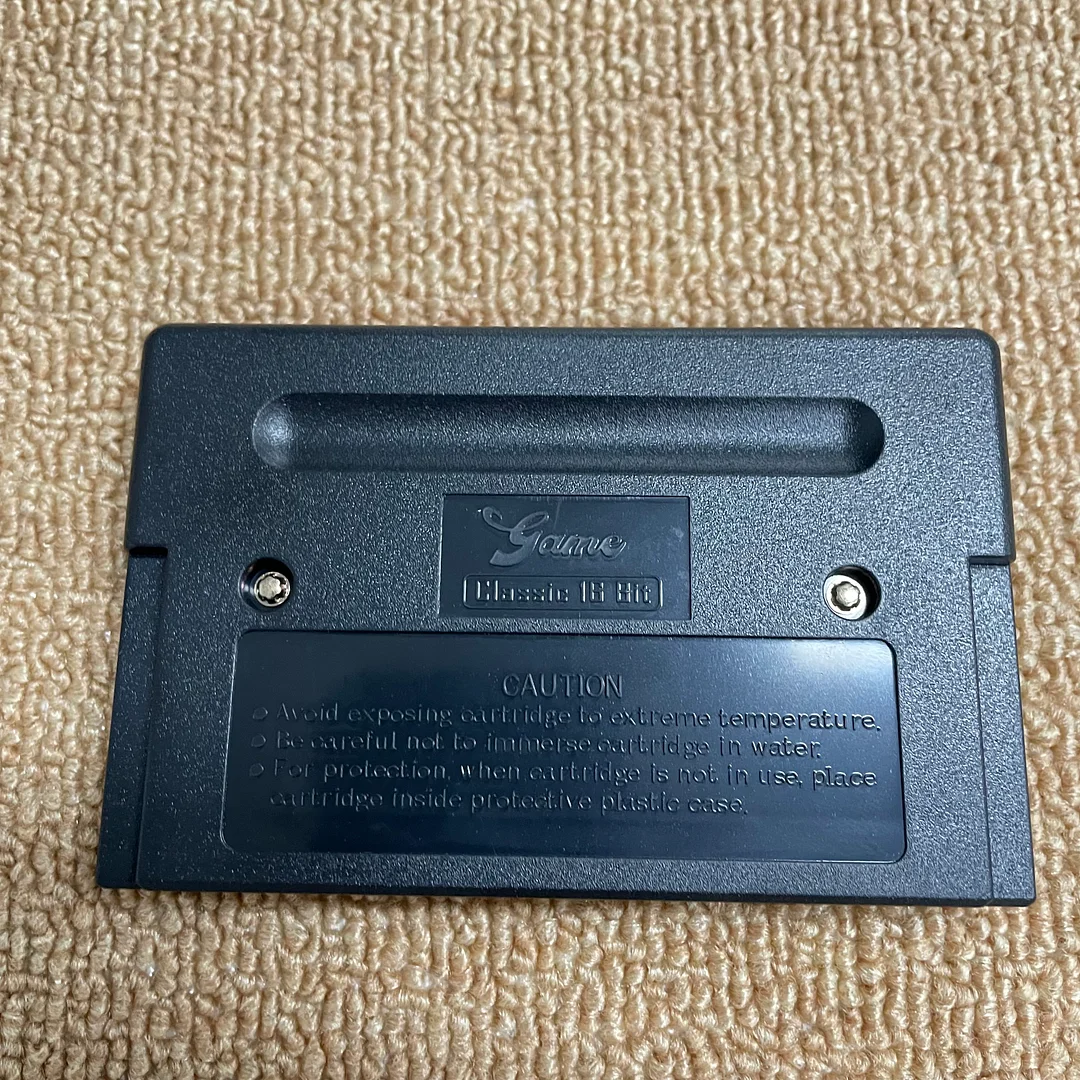 TEENAGE MUTANT NINJA TURTLES SHREDDER'S RE-REVENGE For SEGA Genesis & Mega Drive - 16 Bit Game Cartridge