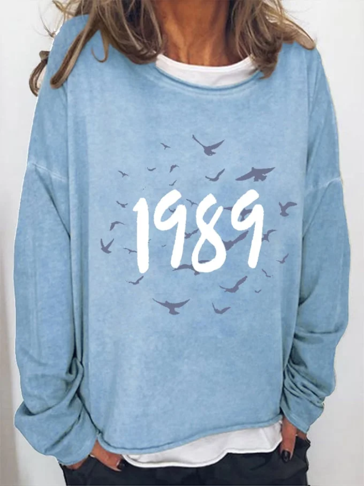 Women's Seagull Digital Print Top