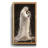 Soft Light Holy Mother Special Shaped 5D DIY Partial Drill Diamond Painting Kits for Adults Beginners Home Decor Diamonds Dots Gem Art Kits Large Size 15.75x27.56inch